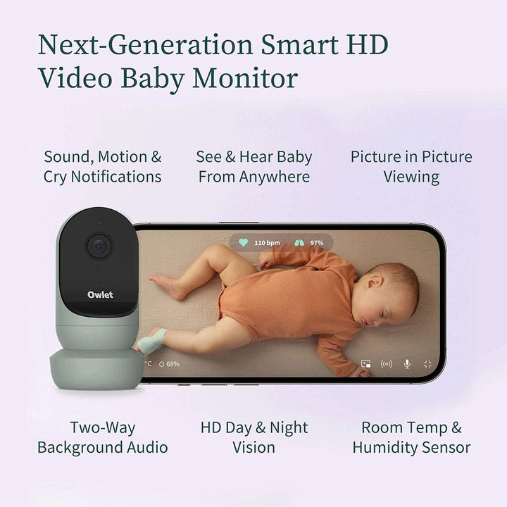 Owlet Cam® 2 - Sage-Baby Monitors- | Natural Baby Shower