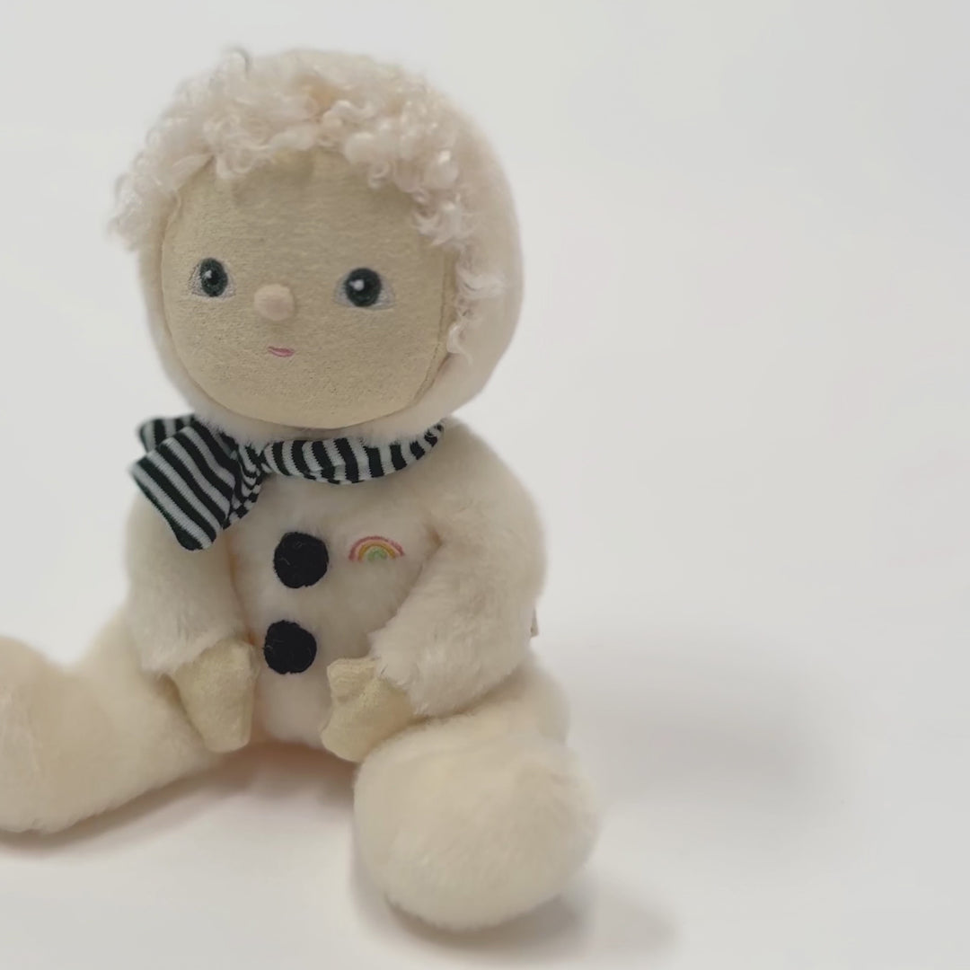 Olli Ella Dinky Dinkum Dolls  - Sidney Snowman  - White