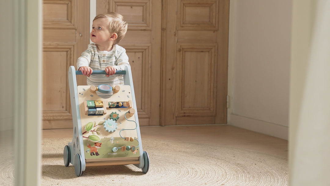 Little Dutch Multi-Activity Baby Walker - Forest Friends