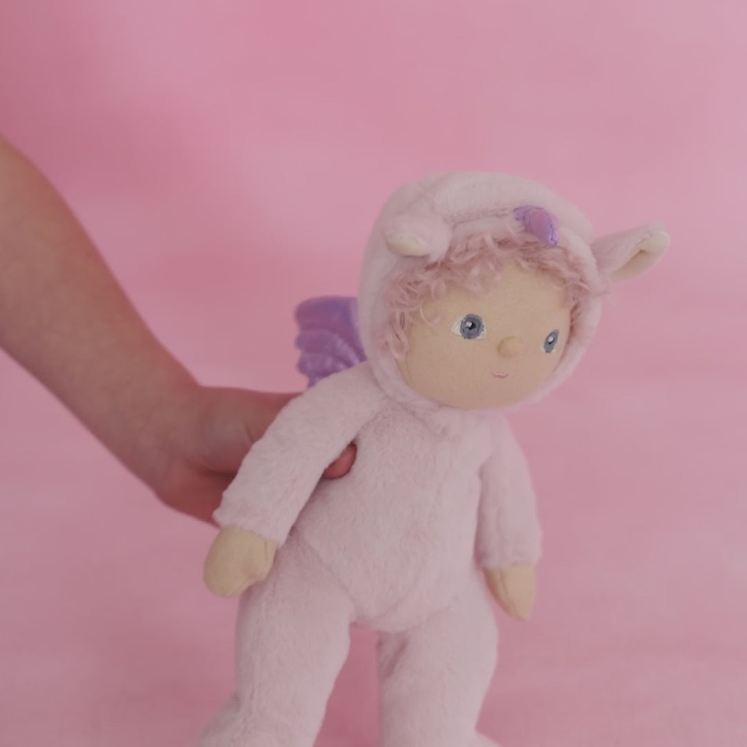 Olli Ella Dinky Dinkum Doll - Una Unicorn - Pink