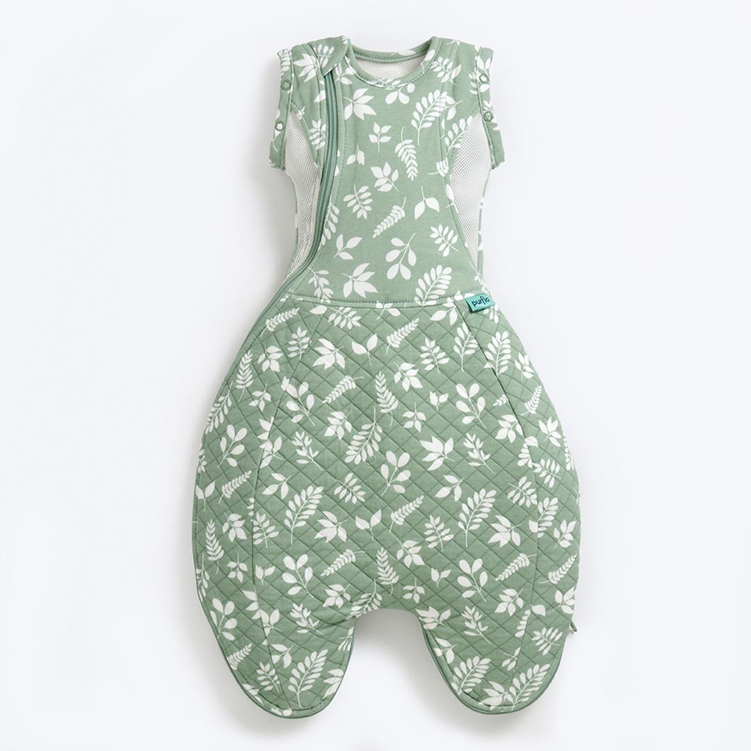 Purflo All Seasons Swaddle To Sleep Bag - 2. 5 Tog - Fern-Sleeping Bags-Fern-0-4m | Natural Baby Shower