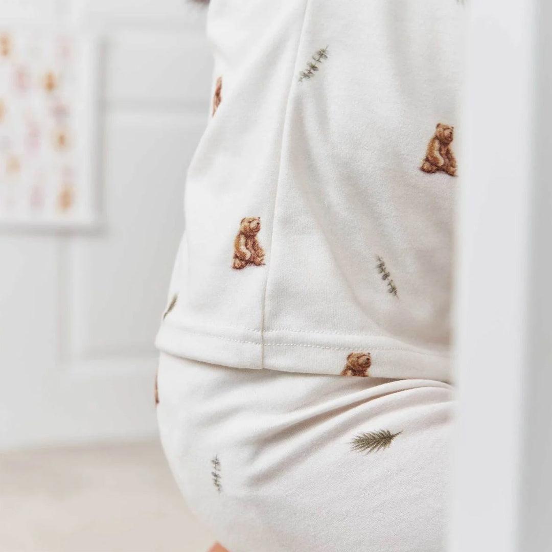 Rosa & Blue Pyjamas - Brown Bear-Pyjamas- | Natural Baby Shower