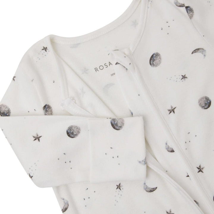 Rosa & Blue Sleepsuit - Starlit Moon-Sleepsuits- | Natural Baby Shower