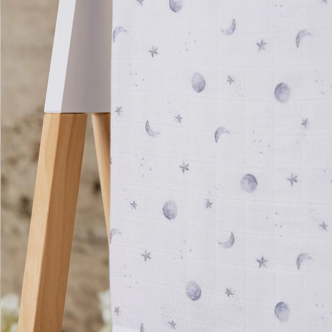 Rosa & Blue Muslin Square - Starlit Moon-Muslin Squares-Starlit Moon- | Natural Baby Shower