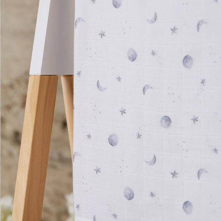 Rosa & Blue Muslin Square - Starlit Moon-Muslin Squares-Starlit Moon- | Natural Baby Shower