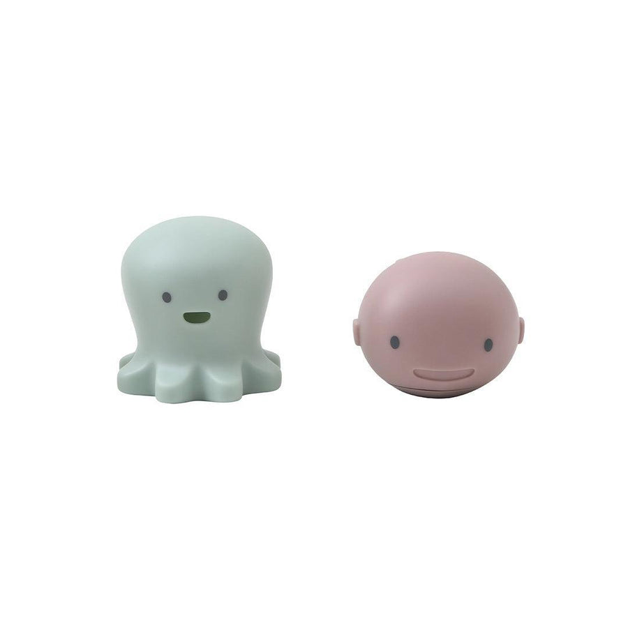 Shnuggle Whale Octopus Bath Buddies Set - Neutral-Bath Toys-Neutral- | Natural Baby Shower