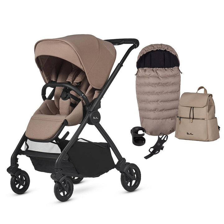 Silver Cross Dune 2 Pushchair - Mocha-Strollers-Mocha-No Carrycot | Natural Baby Shower