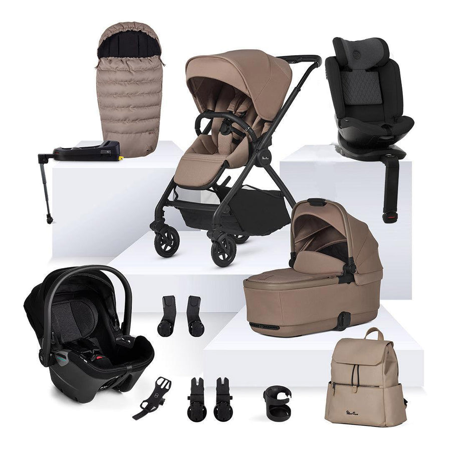 Silver Cross Dune 2 + Dream + Motion 2 Travel System-Travel Systems-Mocha- | Natural Baby Shower