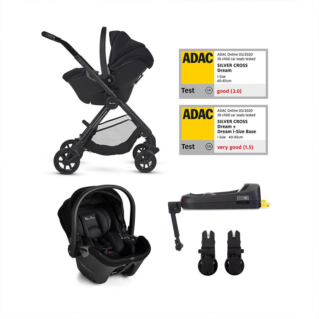 Silver Cross Dune 2 Pushchair + Dream Travel System - Mocha-Travel Systems-Mocha- | Natural Baby Shower