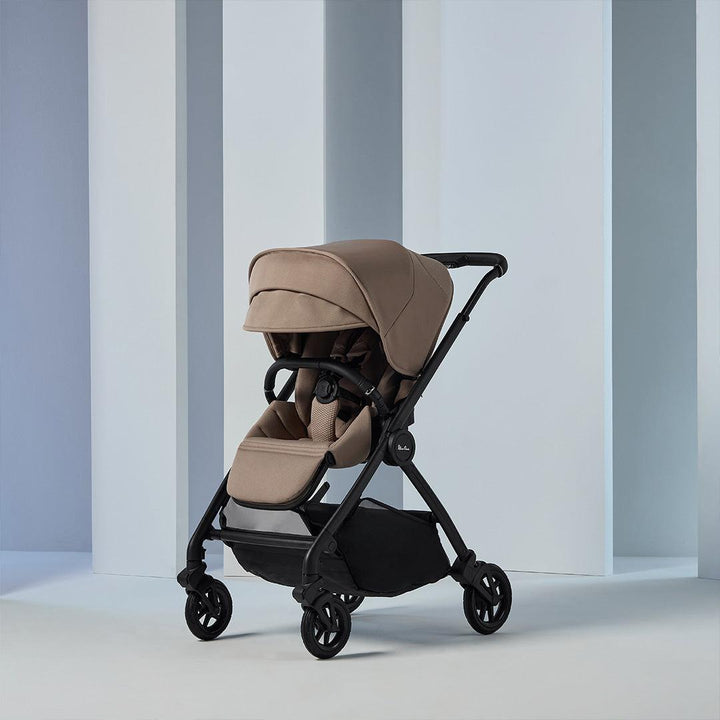 Silver Cross Dune 2 Pushchair - Mocha-Strollers-Mocha-First Bed Folding Carrycot | Natural Baby Shower