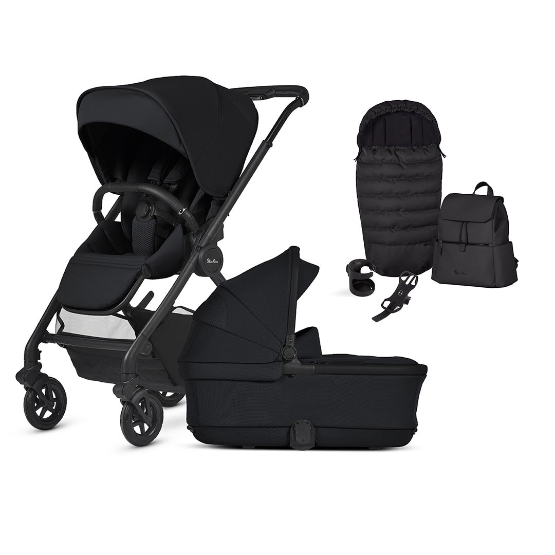 Silver Cross Dune 2 Pushchair - Space-Strollers-Space-First Bed Folding Carrycot | Natural Baby Shower