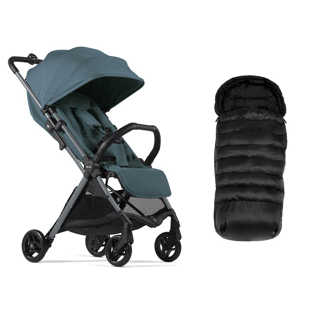 Silver Cross Jet 5 Pushchair - Mineral-Strollers-Mineral-No Footmuff | Natural Baby Shower