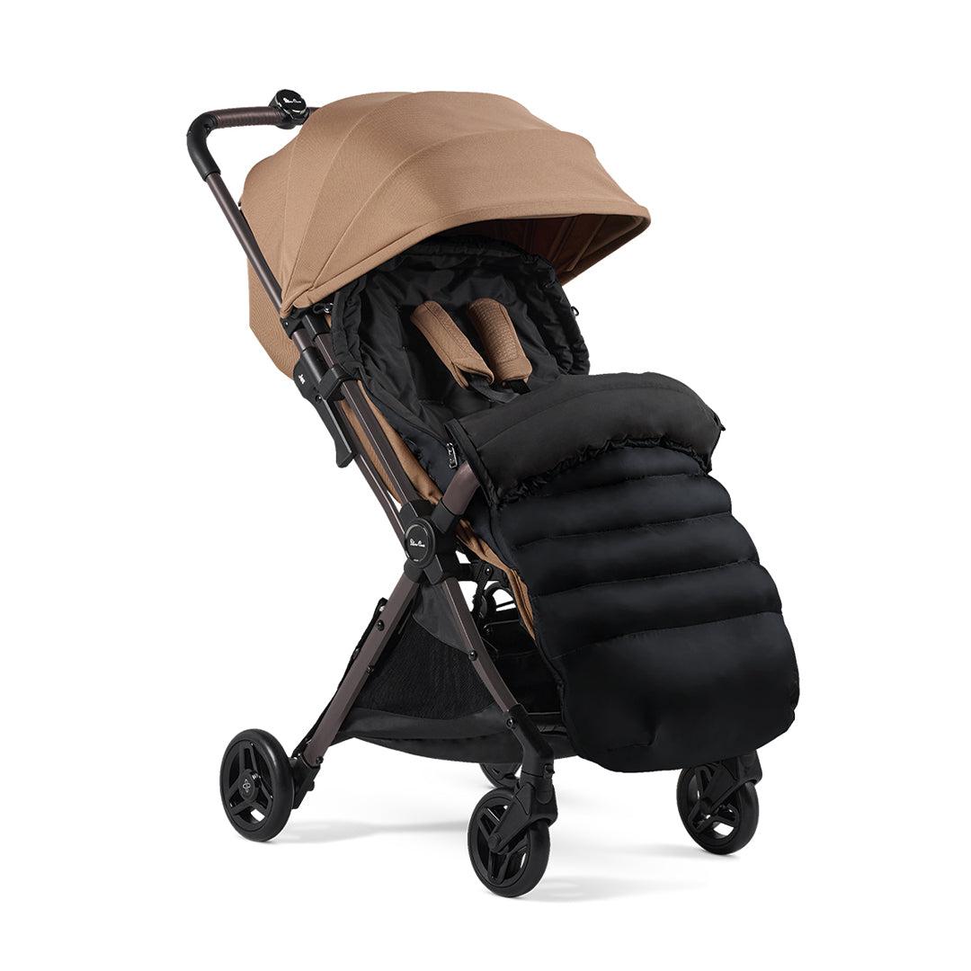 Silver Cross Jet 5 Footmuff - Black-Footmuffs-Black- | Natural Baby Shower