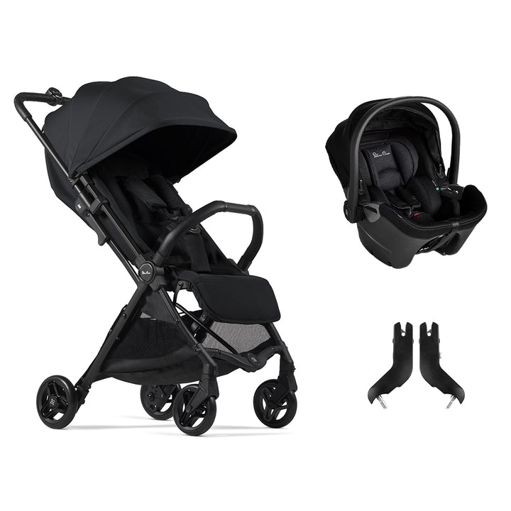 Silver Cross Jet 5 Pushchair + Dream Car Seat Travel System - Space-Travel Systems-Space-No Footmuff | Natural Baby Shower