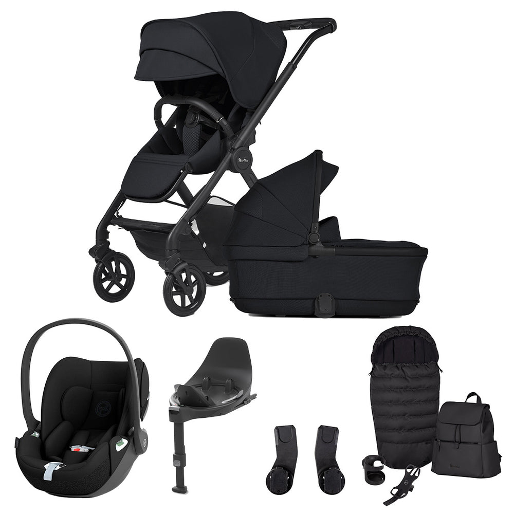 Silver Cross Reef 2 Pushchair + Cloud T Travel System - Space-Travel Systems-Space-With Accessory Box | Natural Baby Shower