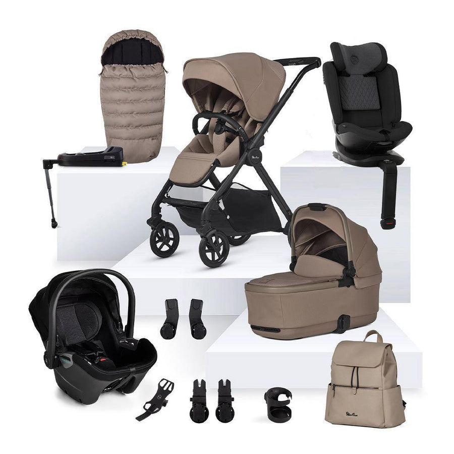 Silver Cross Reef 2 + Dream + Motion 2 Travel System-Travel Systems-Mocha- | Natural Baby Shower