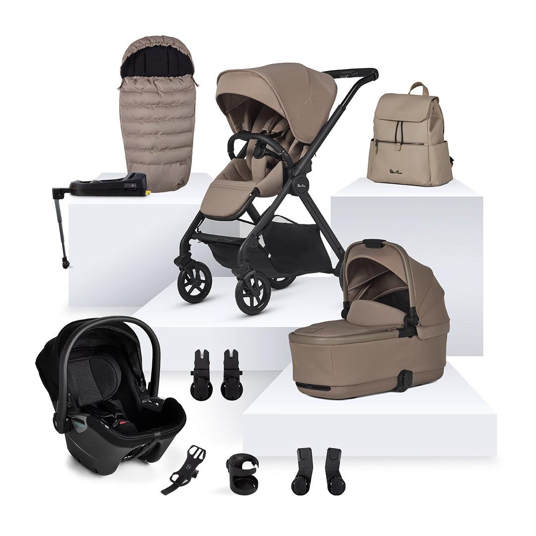 Silver Cross Reef 2 Pushchair + Dream Travel System - Mocha-Travel Systems-Mocha- | Natural Baby Shower