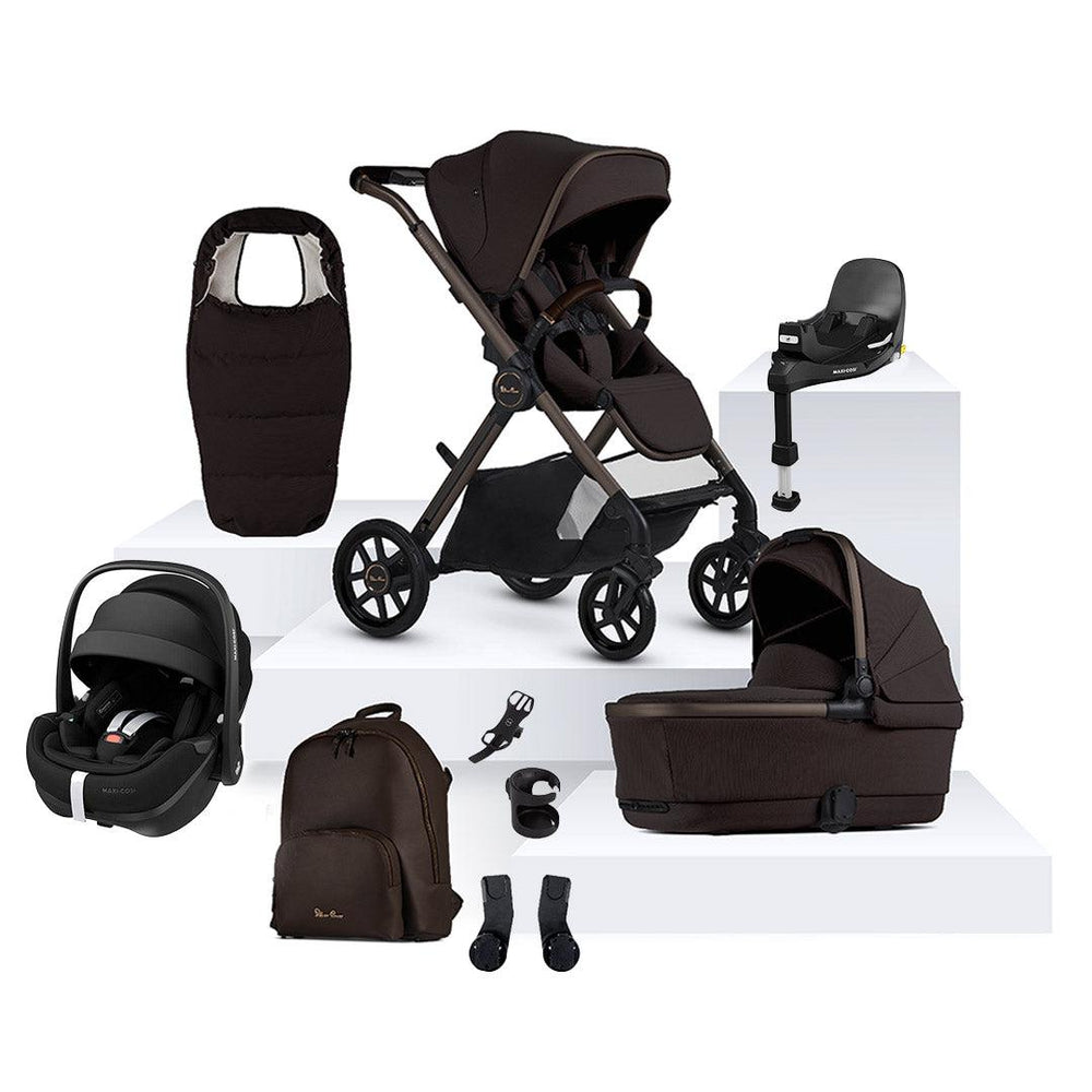 Silver Cross Reef 2 SPECIAL EDITION Pushchair + Pebble 360 Pro Travel System - Ganache-Travel Systems-Ganache- | Natural Baby Shower