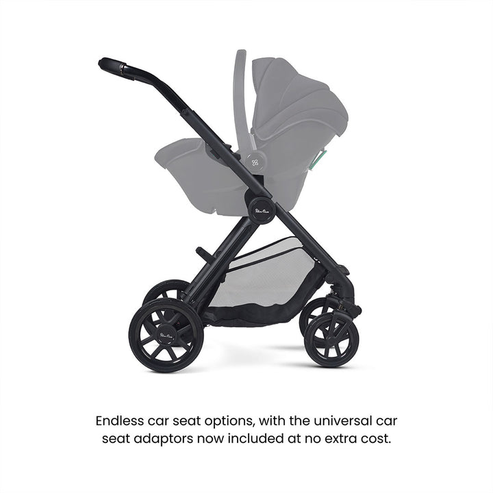 Silver Cross Reef 2 Pushchair - Space-Strollers-Space-First Bed Folding Carrycot | Natural Baby Shower