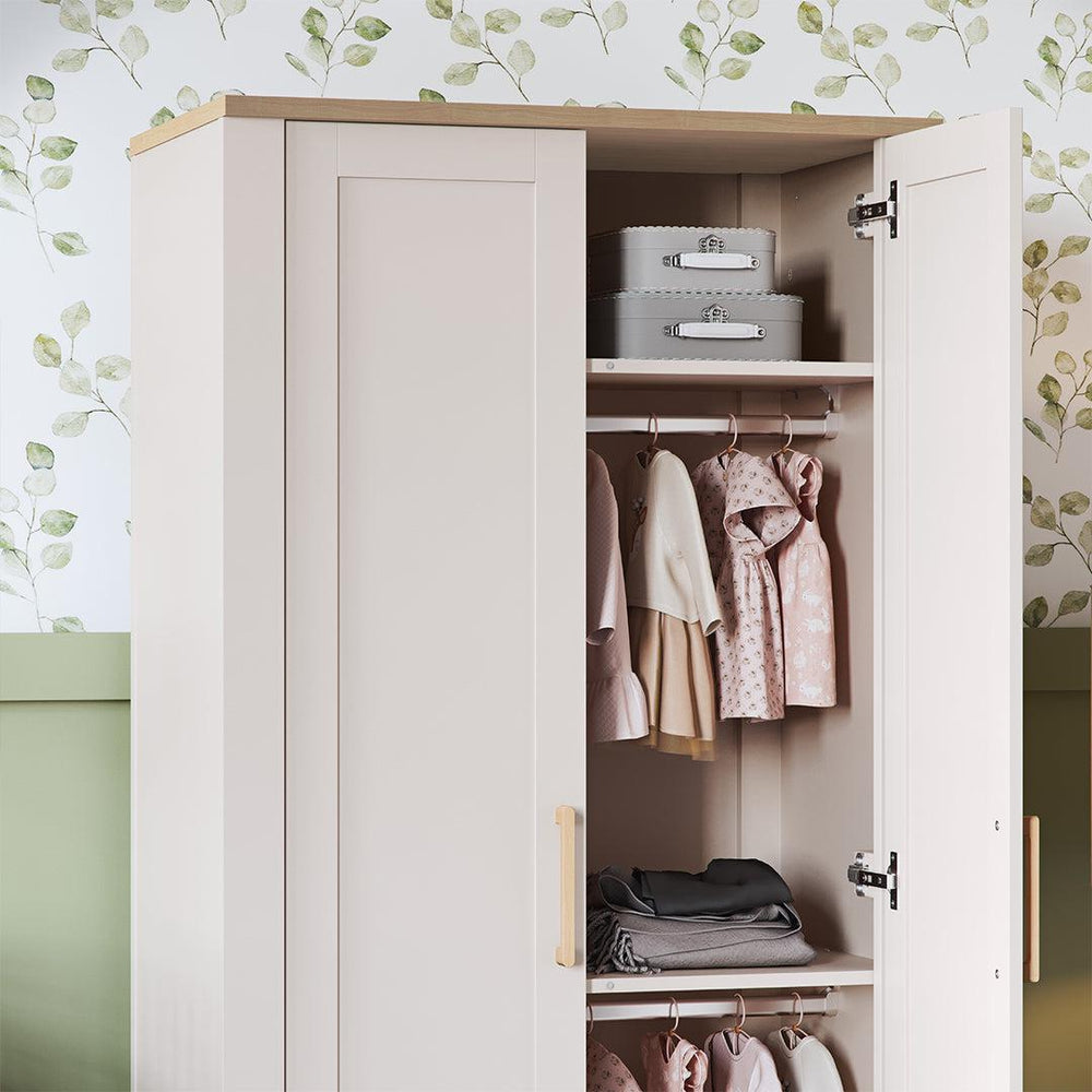 Silver Cross Seville Wardrobe - Cashmere Oak-Wardrobes-Cashmere Oak- | Natural Baby Shower