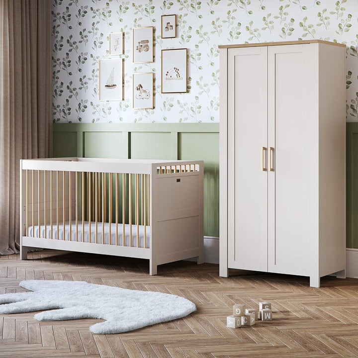 Silver Cross Seville Wardrobe - Cashmere Oak-Wardrobes-Cashmere Oak- | Natural Baby Shower