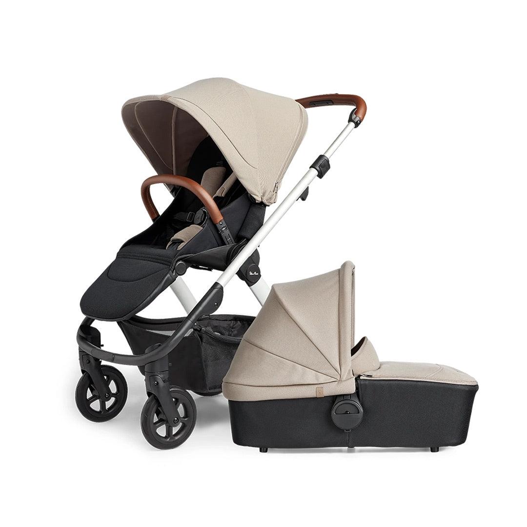 Silver Cross Tide 3-In-1 Pushchair - Stone-Strollers-Stone-No Accessory Box | Natural Baby Shower