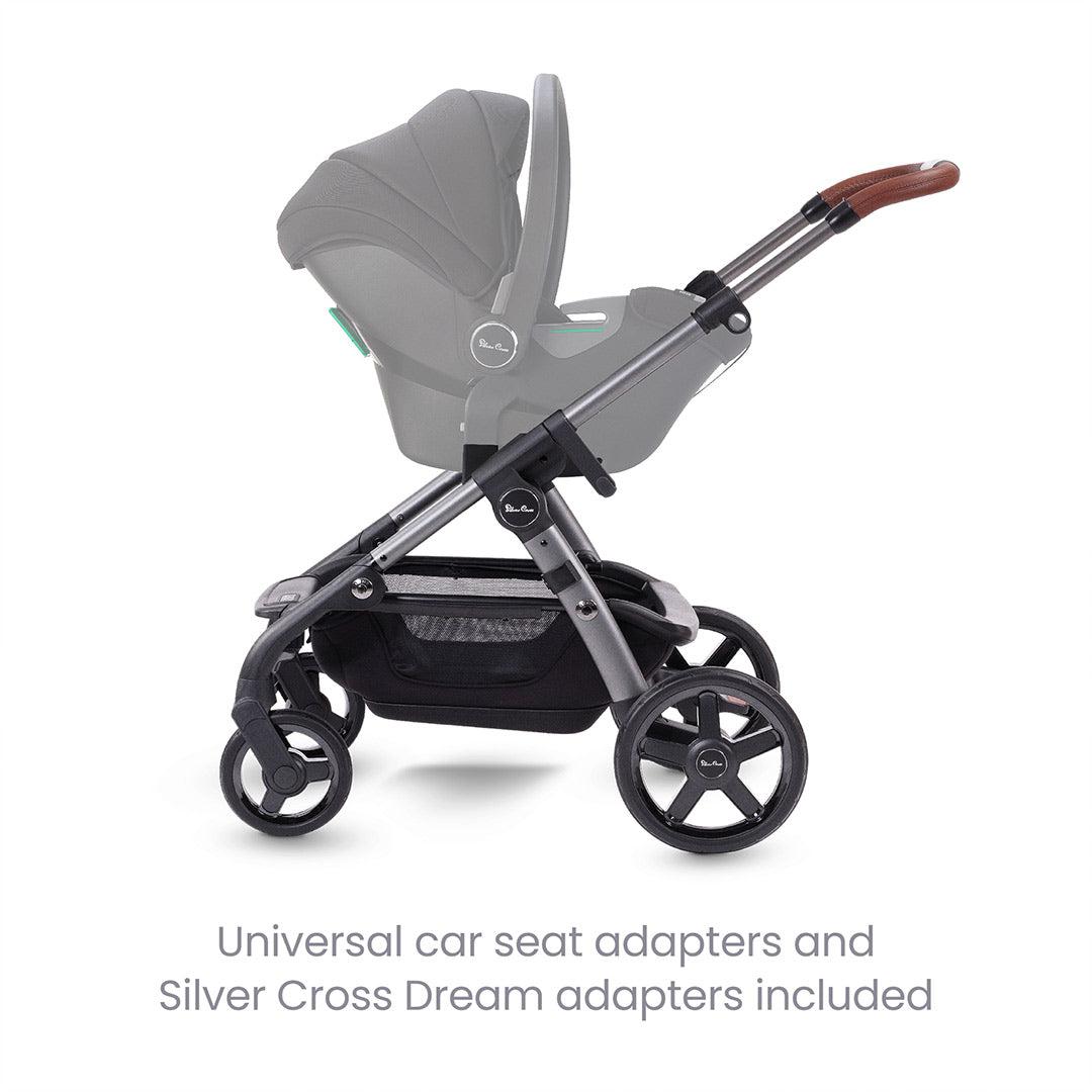 Silver Cross Wave 3 Pushchair Ultimate Bundle - Lunar-Travel Systems-Lunar- | Natural Baby Shower