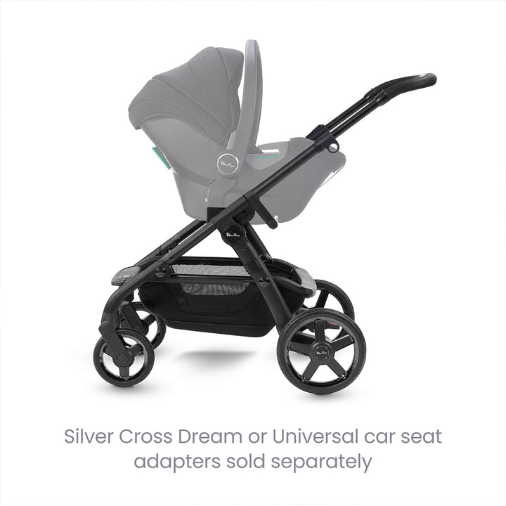 Silver Cross Wave 3 Pushchair - Onyx-Strollers- | Natural Baby Shower