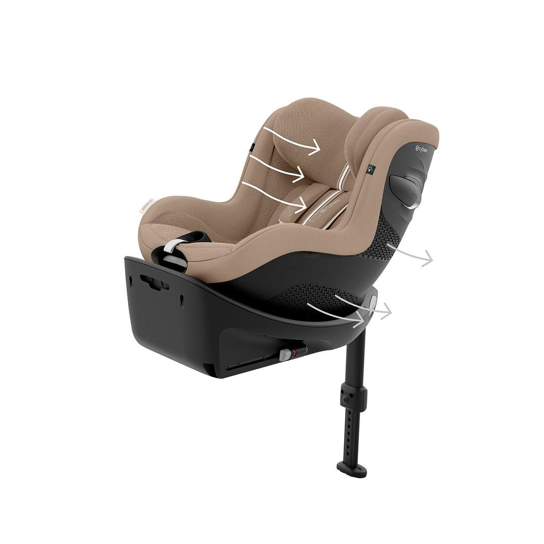 CYBEX Sirona G i-Size Plus Car Seat - Almond Beige-Car Seats-Almond Beige- | Natural Baby Shower