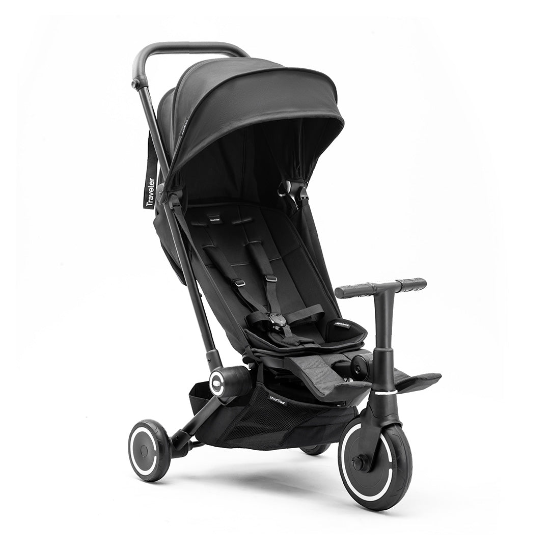 smarTrike Traveler Active Stroller - Black-Strollers-Black- | Natural Baby Shower