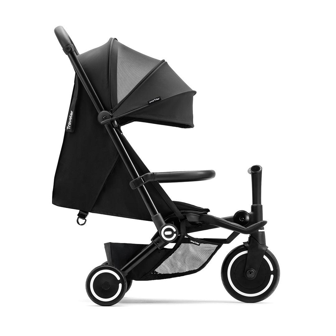 smarTrike Traveler Active Stroller - Black-Strollers-Black- | Natural Baby Shower