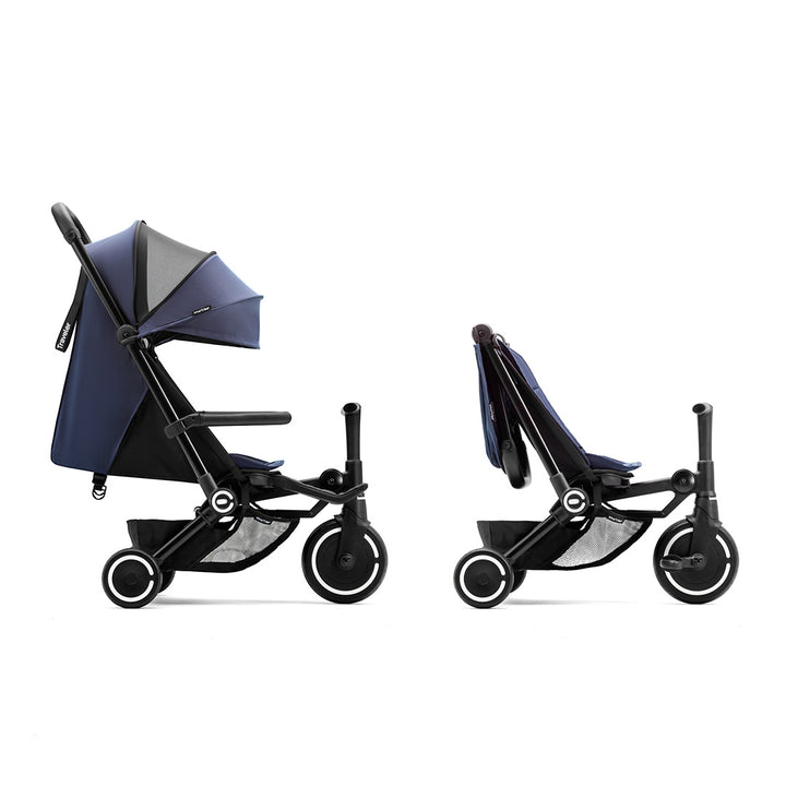 Outlet - smarTrike Traveler Active Stroller - Blue-Strollers-Blue- | Natural Baby Shower