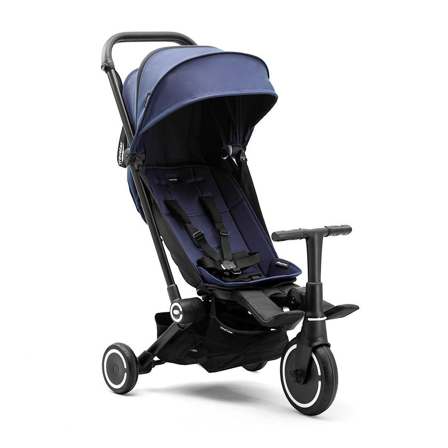 Outlet - smarTrike Traveler Active Stroller - Blue-Strollers-Blue- | Natural Baby Shower