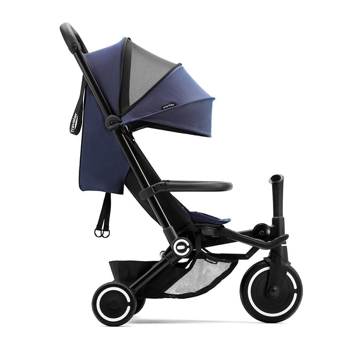 Outlet - smarTrike Traveler Active Stroller - Blue-Strollers-Blue- | Natural Baby Shower