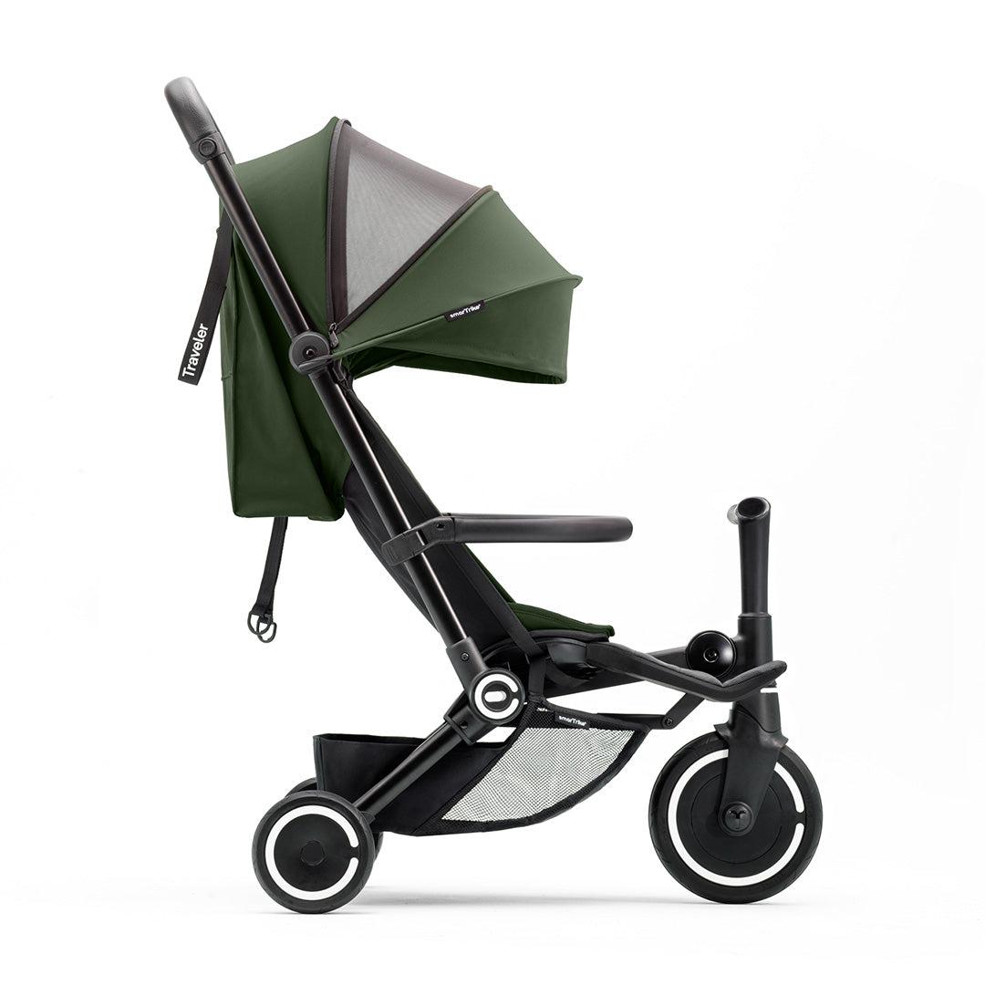 smarTrike Traveler Active Stroller - Olive-Strollers-Olive- | Natural Baby Shower