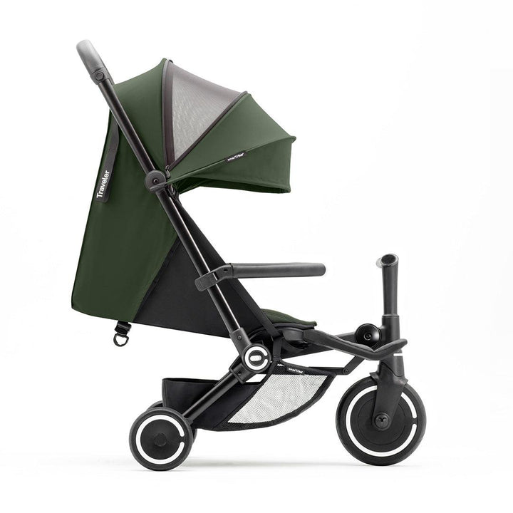 smarTrike Traveler Active Stroller - Olive-Strollers-Olive- | Natural Baby Shower