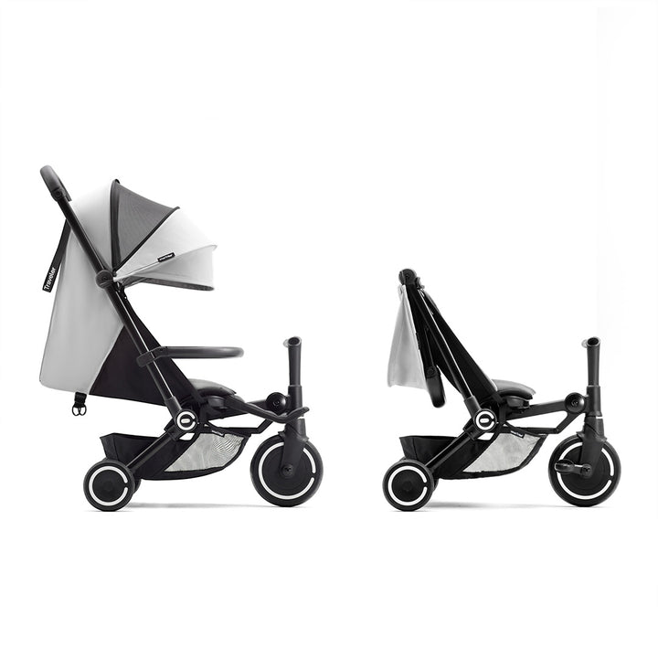 smarTrike Traveler Active Stroller - Silver White-Strollers-Silver White- | Natural Baby Shower