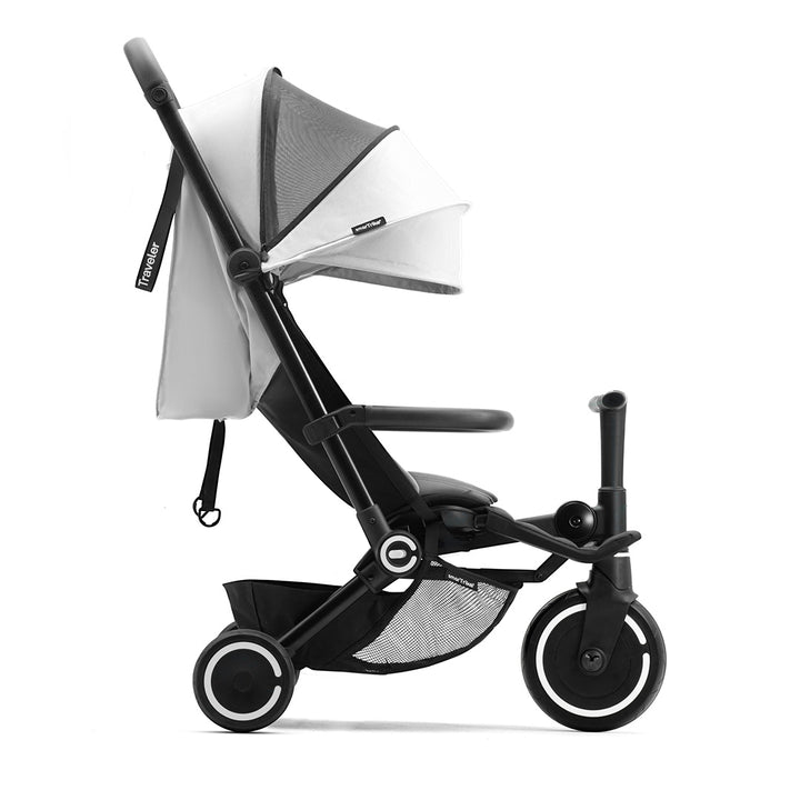 smarTrike Traveler Active Stroller - Silver White-Strollers-Silver White- | Natural Baby Shower