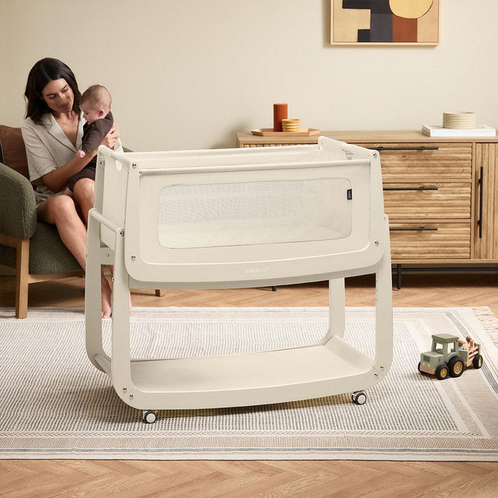 SnuzPod 5 Bedside Crib - Cashmere-Bedside Cribs-Cashmere-Crib | Natural Baby Shower