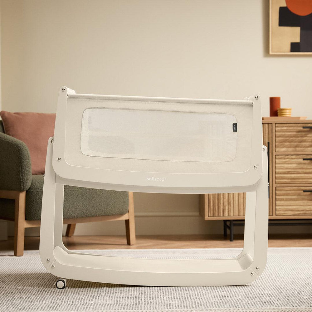 SnuzPod 5 Bedside Crib - Cashmere-Bedside Cribs-Cashmere-Crib | Natural Baby Shower