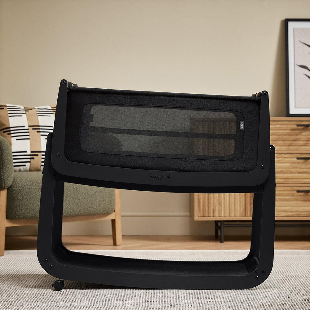 SnuzPod 5 Bedside Crib - Graphite-Bedside Cribs-Graphite-Crib | Natural Baby Shower