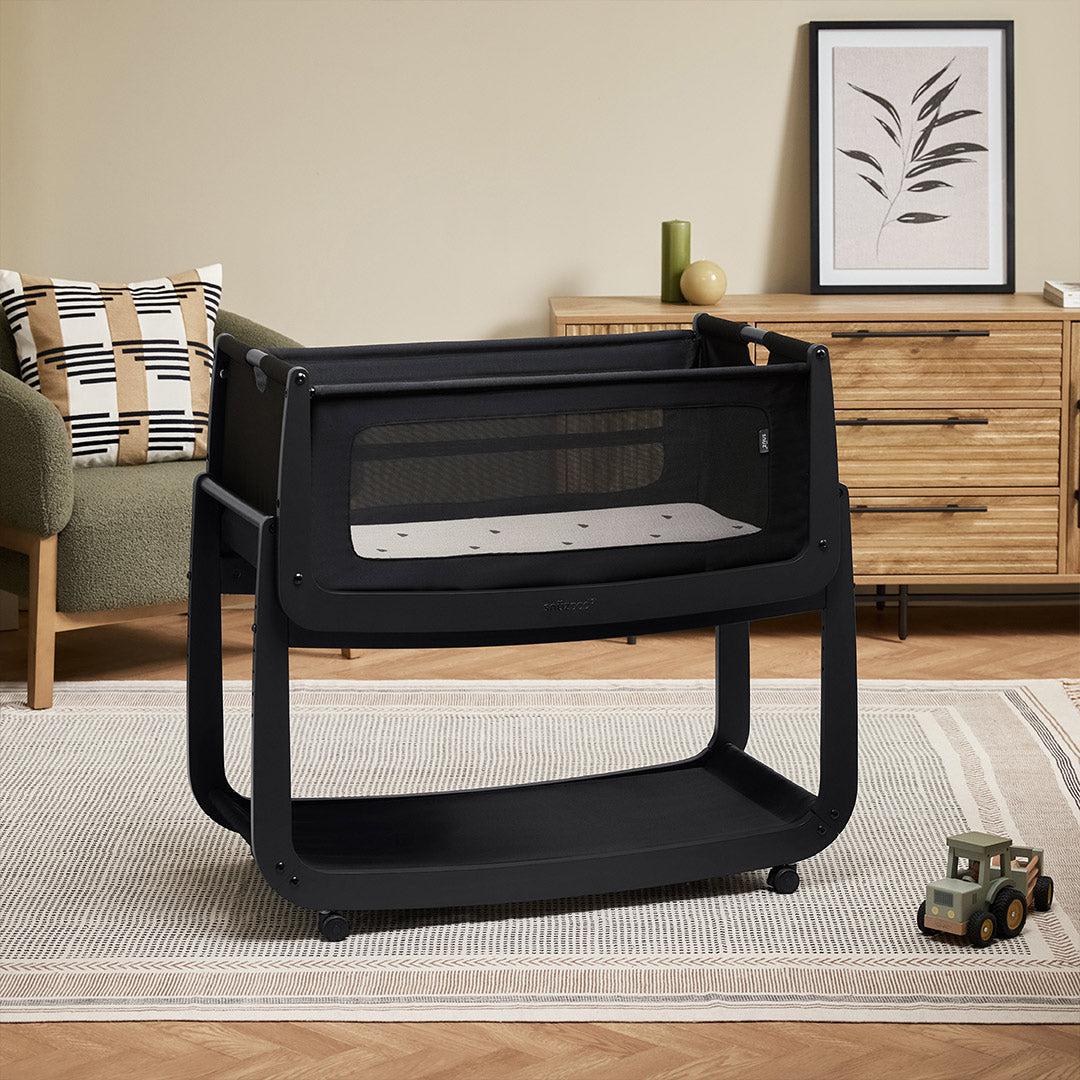 SnuzPod 5 Bedside Crib - Graphite-Bedside Cribs-Graphite-Crib | Natural Baby Shower