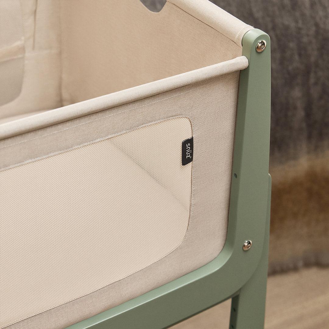 SnuzPod 5 Bedside Crib - Sage-Bedside Cribs-Sage-Crib | Natural Baby Shower