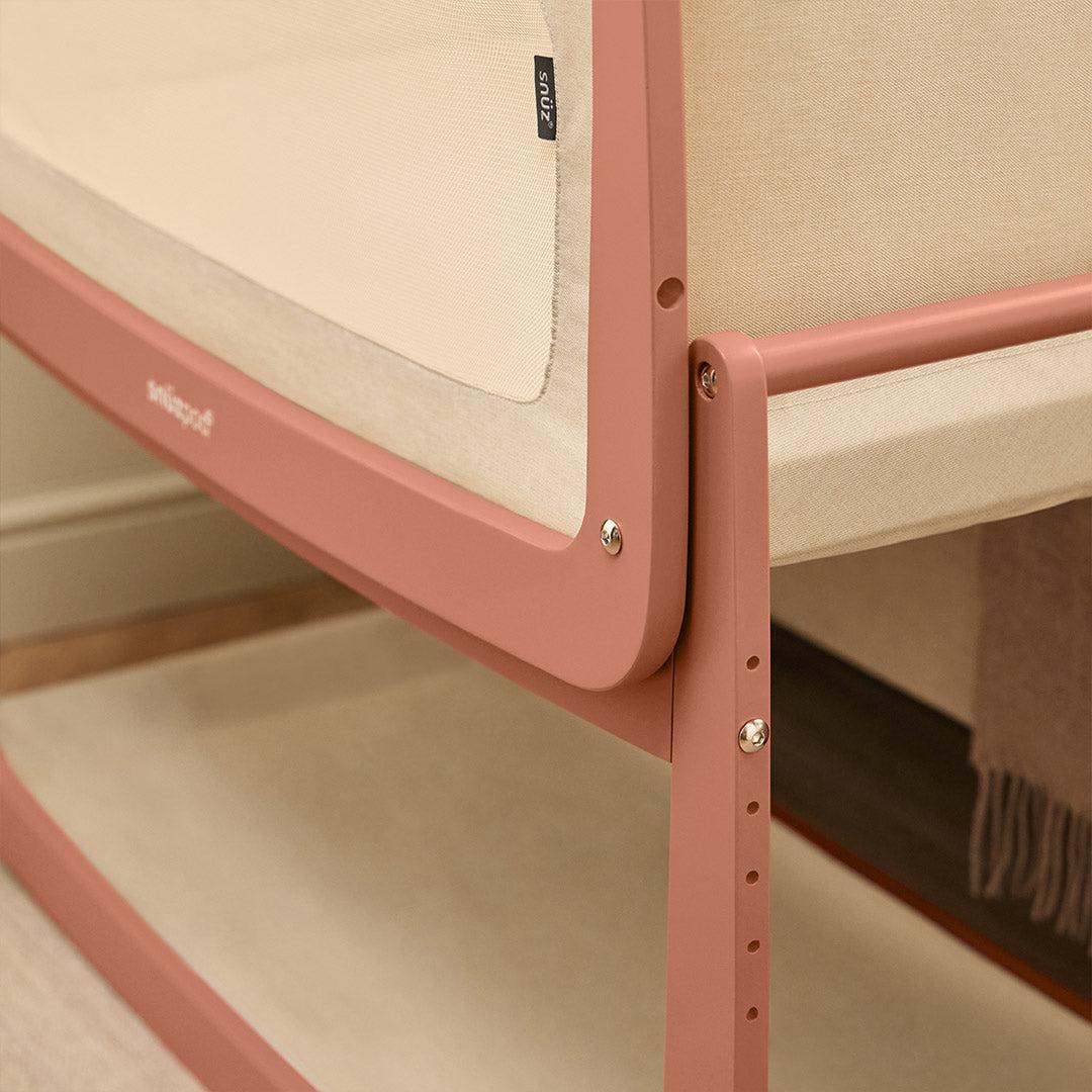 SnuzPod 5 Bedside Crib - Terracotta-Bedside Cribs-Terracotta-Crib | Natural Baby Shower