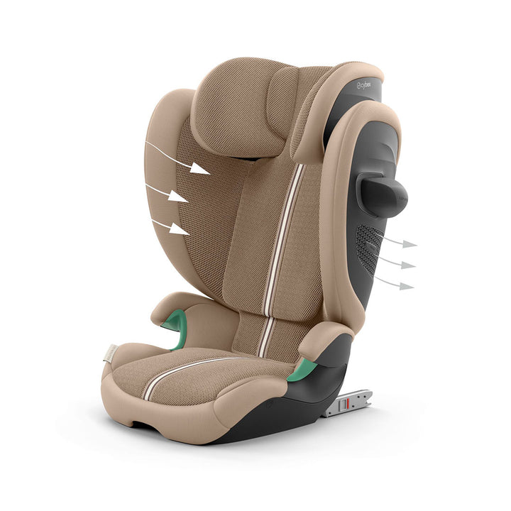 CYBEX Solution G2 Plus Car Seat - Almond Beige-Car Seats-Almond Beige- | Natural Baby Shower