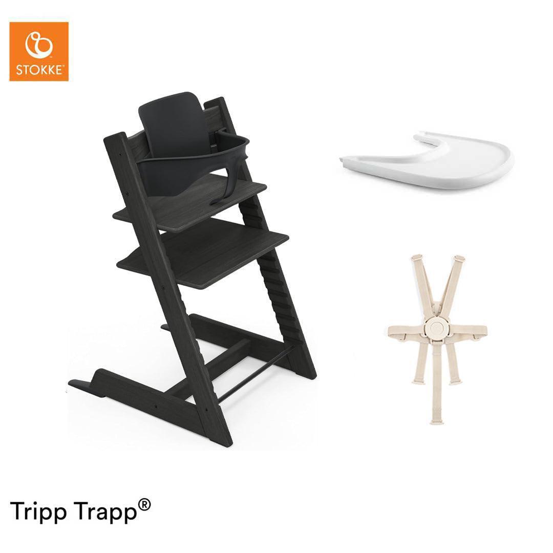 Stokke Tripp Trapp Accessories Bundle-Highchairs-Oak Black- | Natural Baby Shower