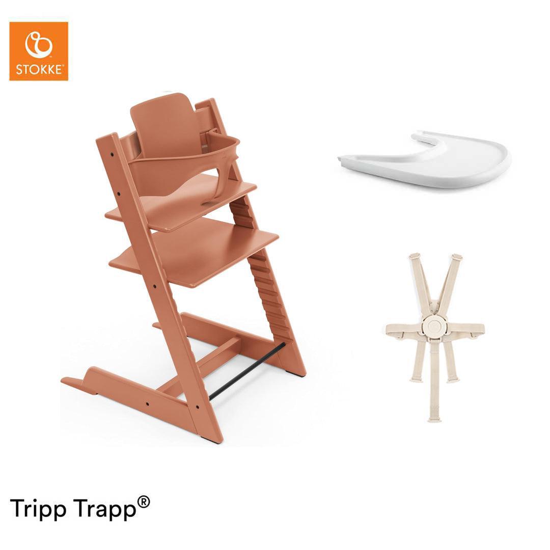 Stokke Tripp Trapp Accessories Bundle-Highchairs-Terracotta- | Natural Baby Shower