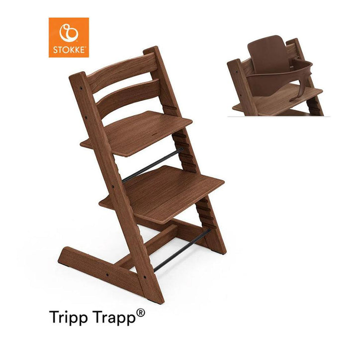 Stokke Tripp Trapp Highchair - Warm Brown-Highchairs-With Baby Set- | Natural Baby Shower