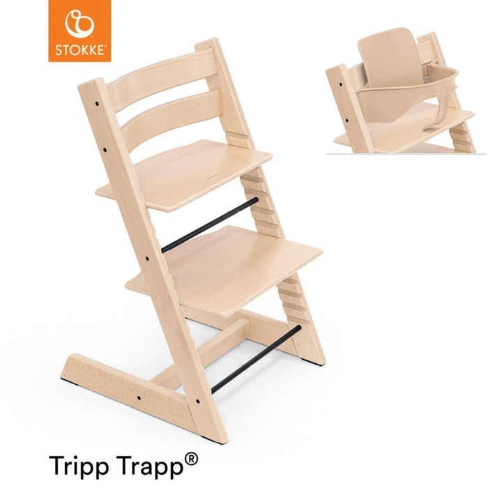 Stokke Tripp Trapp Highchair - Natural-Highchairs-With Baby Set- | Natural Baby Shower