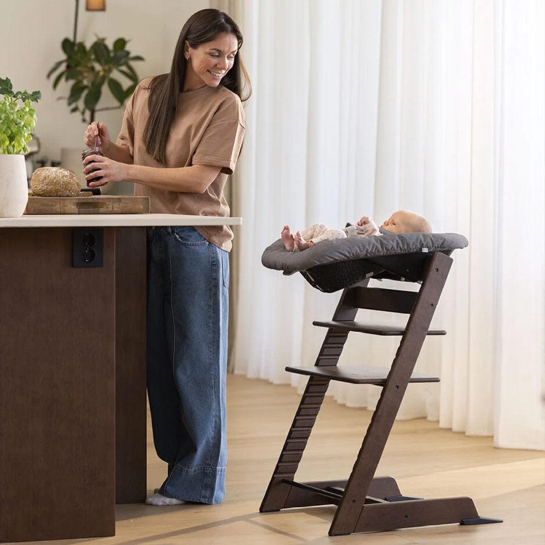 Stokke Tripp Trapp Newborn Set - Anthracite-Highchair Accessories- | Natural Baby Shower